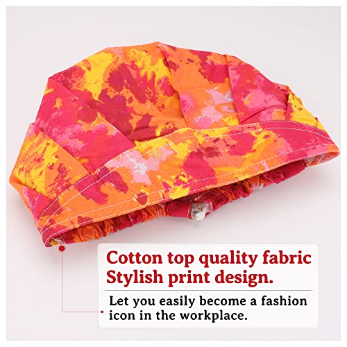 Bouffant Scrub Cap for Women & Men - Unisex - One Size - Color34