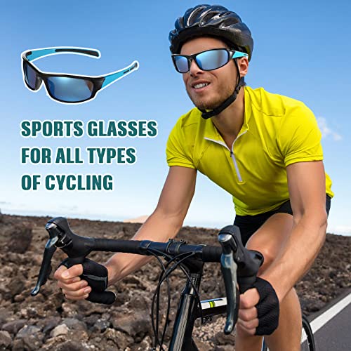 Sports Sunglasses - 18 Pairs Tactical Running Driving Shades - Classic Color