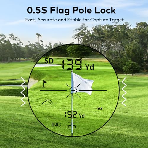 Golf Range Finder with Slope, Lightweight Laser Distance Measurer