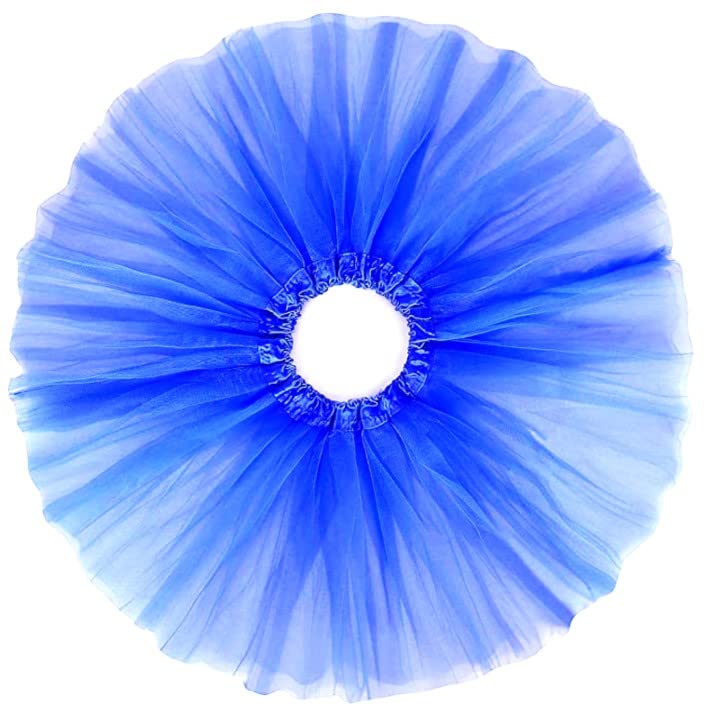 Royal Blue Kids Tutu Skirt - 3 Layered Tulle for Dance Party