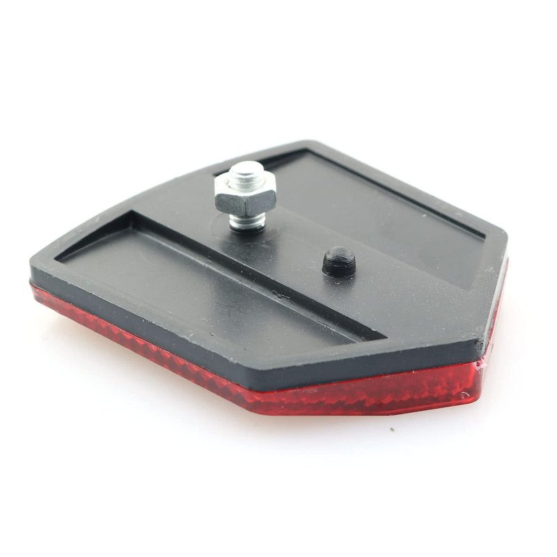 PZRT Handlebar Mount Bicycle Reflector Reflective Front Rear Warning Light Red Plastic Bike Accessories