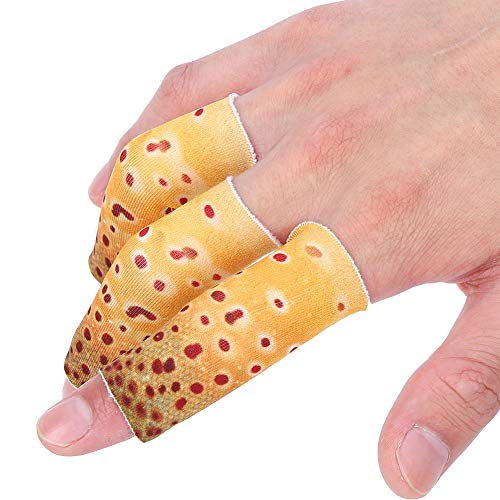 Fishing Finger Tab Protectors - 3PCS Elastic Guards