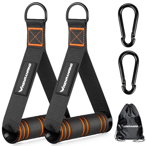 Heavy Duty Gym Exercise Handles for Cable Machines & Resistance Bands