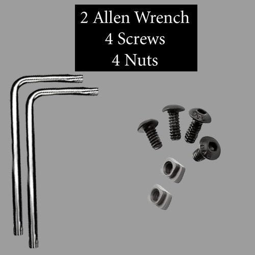 Gotical 11 Slots Rail Compatible with M LOK Handguard Eleven Slots Rail Picatinny Rail (2 Pieces 11 Slot in Dark-Earth Color)