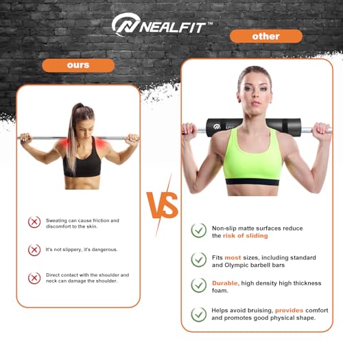 Barbell Pad for Squats and Weightlifting - Non-Slip Foam Squat Pad