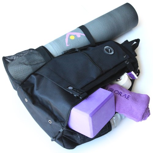 Yoga Sling Bag for Mats, Gym & Pickleball - Ebony
