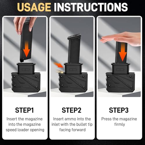 Glock Speed Loader for 9mm/.40 S&W - Quick Loading - Matte Black