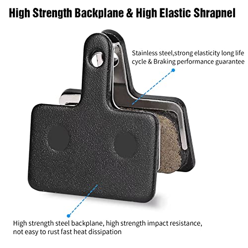 Bicycle Brake Pads Set with Installation Tools - 4 Pairs