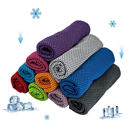 Cooling Towels, Soft Breathable Sweat Ice Towel for Sports, Yoga,