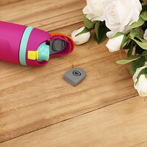 2pcs Silicone Stopper Replacement for Water Bottle - Gray Style 2
