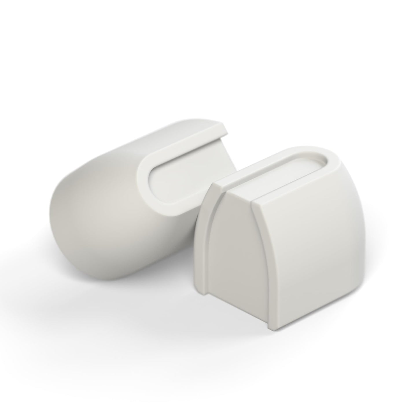 Modern Split Slider Knobs - Made in USA - Compatible with Lutron Skylark Fan Speed & Light Dimmer Control Switch