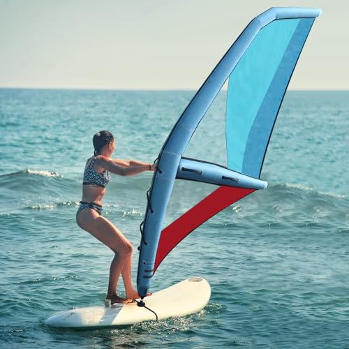 Inflatable Surfing Wing with 360° Rotating Base & Air Pump
