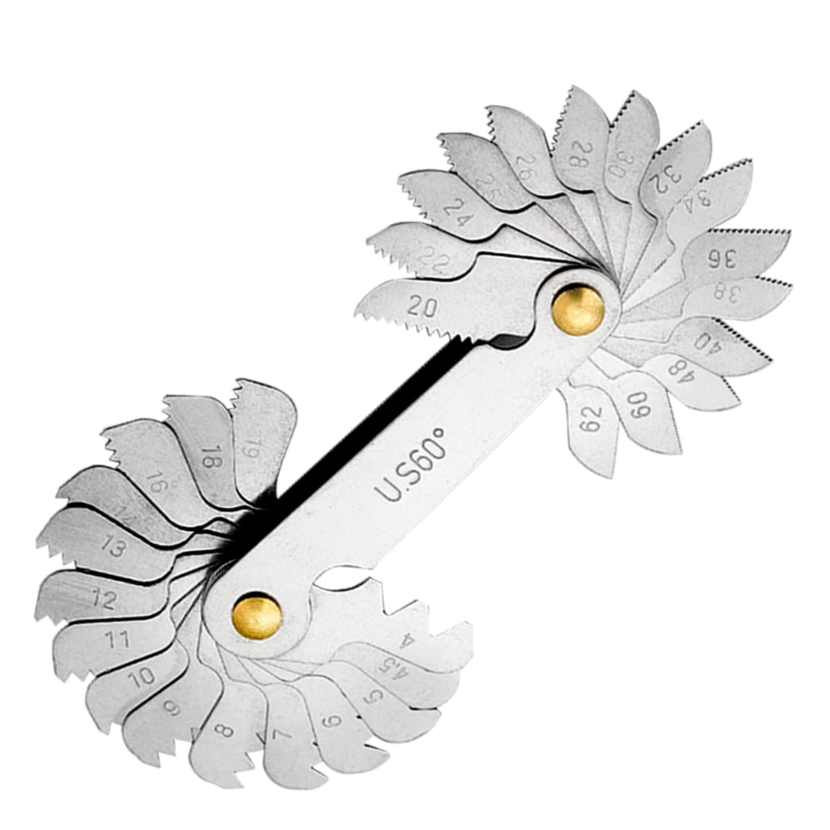 11 Piece UNC Hex Die Set 1/4" 5/16" 3/8" 7/16" 1/2" 9/16" 5/8" 3/4" 7/8" 1" Rethreading Carbon Steel Black Box with Handle