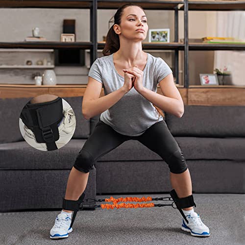 Adjustable Speed Training Hurdles Set with Agility Ladder - Orange
