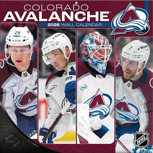 Colorado Avalanche 2026 Wall Calendar - 12x12 Full-Color Photos