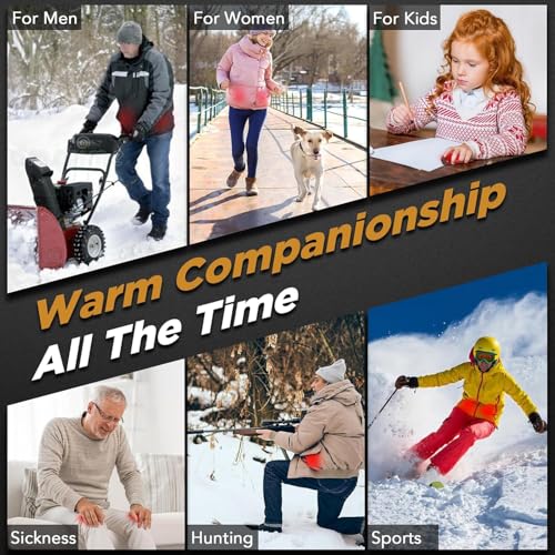 Rechargeable Hand Warmers - 2 Pack Portable Electric Heaters