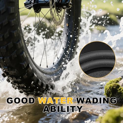 26x1.95 Mountain Bike Tires - 2-Pack with Anti-Stab Weave