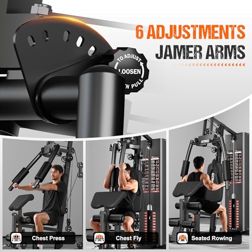 M1 Pro Home Gym Workout Station with 140LBS Weight Stack