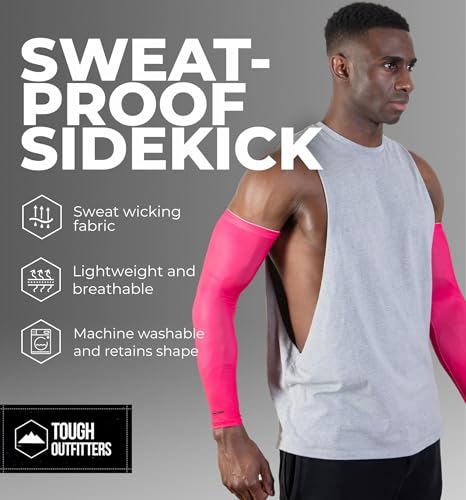 Compression Baseball Arm Sleeve - Pink Youth Small