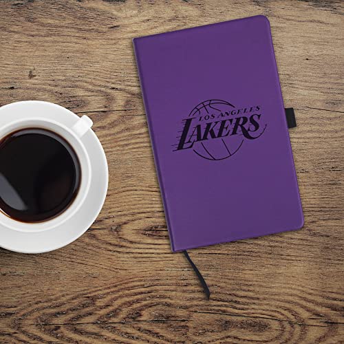 Los Angeles Lakers Laser-Engraved Notepad - 5.25 x 8.25 inches