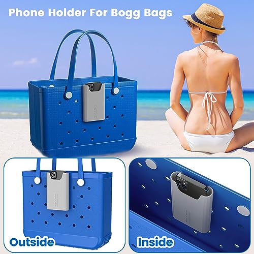 Silicone Phone Holder for Bogg Bags | Durable Beach Tote Insert