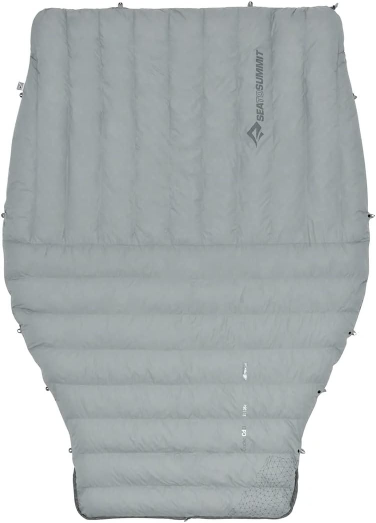 Sea to Summit Cinder Lightweight Down Backpacking Quilt - Compact & Warm | Ideal for Outdoor Adventures