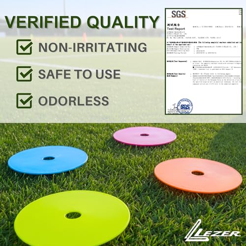Flat Training Cones - 6 Inch, 48 Pcs, Durable Spot Markers for Soccer & Agility