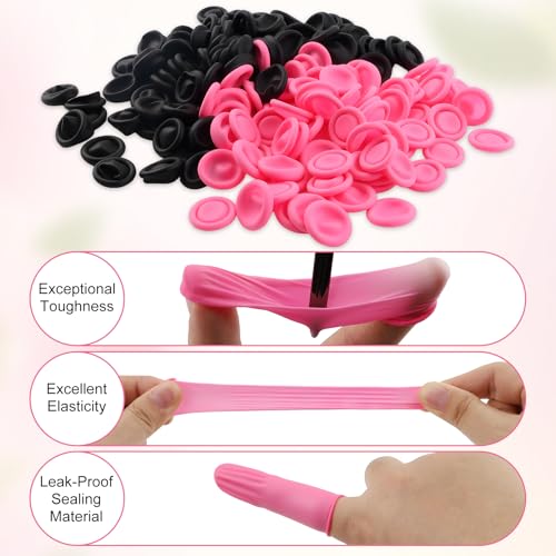 100 Pcs Disposable Silicone Finger Cots - Non-Allergenic Finger Protectors