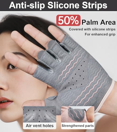 Weightlifting Gloves for Women - Anti-Slip Breathable - Small