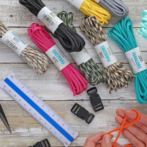 Nylon Paracord Crafting Cord - 18 Feet - White