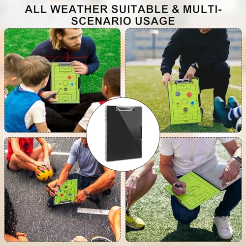 Tactical Coaching Clipboard for Soccer & Basketball - All-in-One Kit