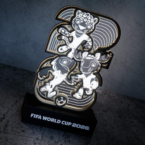 FIFA World Cup 2026 Mascots LED Night Light Figurine - Clutch, Maple, Zayu