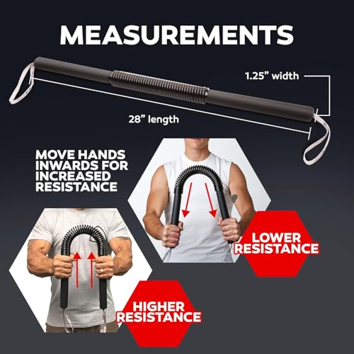 Python Power Twister Bar - 45-110 lb Upper Body Strength Equipment