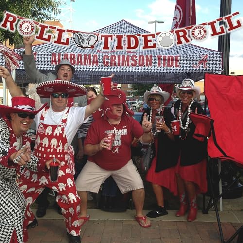Roll Tide Banner - 9.5 Ft University of Alabama Tailgate Decor