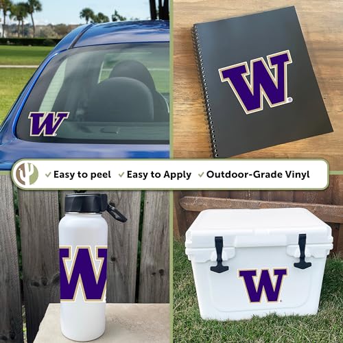 Washington Huskies Vinyl Decal Sticker for Laptops & Cars