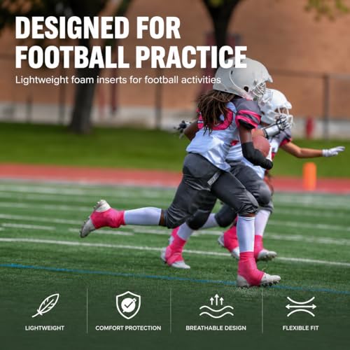 Football Pants Foam Inserts - Low Profile Replacement Pads with Ventilation