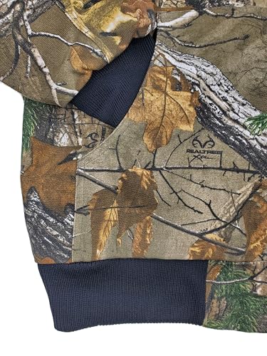Camo Hooded Jacket - NFL Cotton Canvas - Detroit Lions - X-Large