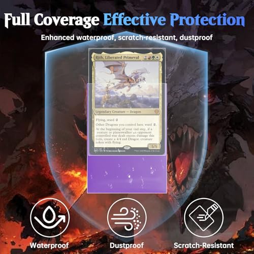 600 Clear Inner Card Sleeves for MTG & TCG - High Clarity Protection