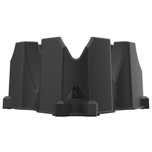 KOM Cycling Indoor Trainer Front Wheel Riser Block - 3 Different Heights Creating The Perfect Block for All Trainers Including Zwift Hub Trainer, Cyclops, Wahoo Kickr, TacX Neo, Kinetic
