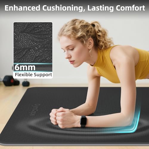 Extra Large Yoga Mat 72"x48" - TPE Non-Slip Pilates Mat