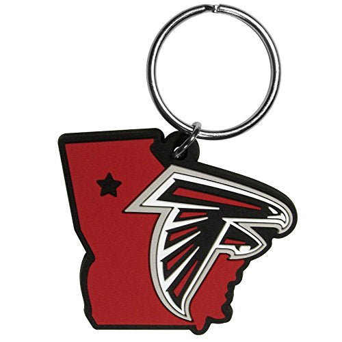 Atlanta Falcons Home State Flex Key Chain - Red