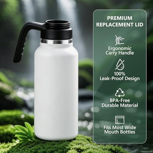 Wide Mouth Water Bottle Handle - Fits 12-40 Oz Insulated Bottles