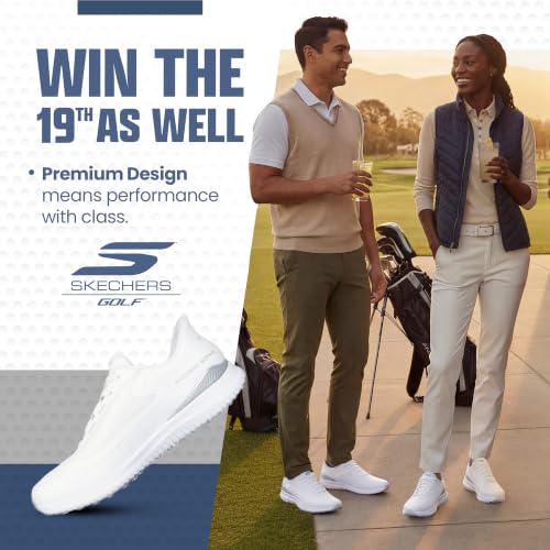 Women's Golf Slip-Ins Shoes with Ultra Flight Cushioning - White/Silver