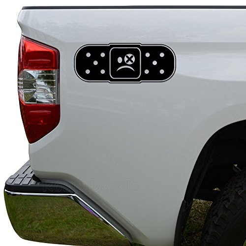 JDM Band Aid Die Cut Vinyl Decal - Matte Black, 6 Inch
