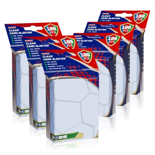 600 Count Card Sleeves - Premium Soft Penny Sleeves for Trading Cards