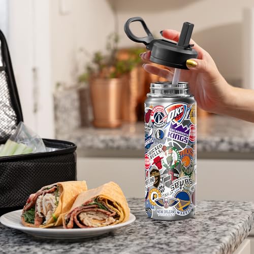 20oz Insulated Kids Sports Water Bottle with Straw Lid & Handle