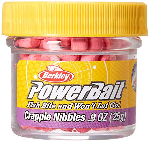 PowerBait Crappie Nibbles Fishing Bait - Pink 0.9 oz