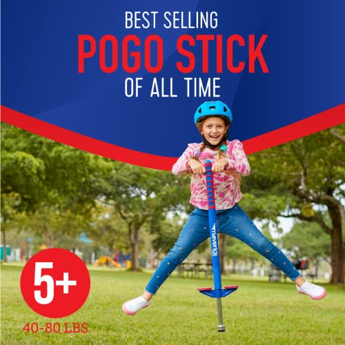 Maverick Foam Pogo Stick for Kids 5+ Years - Red/Blue