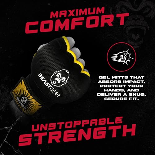 Boxing Hand Wraps with Gel Padding - Small Size, 100cm Straps