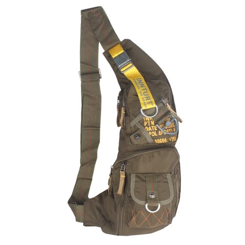 Innturt Nylon Sling Bag Backpack Shoulder Bag Daypack Large Army Green